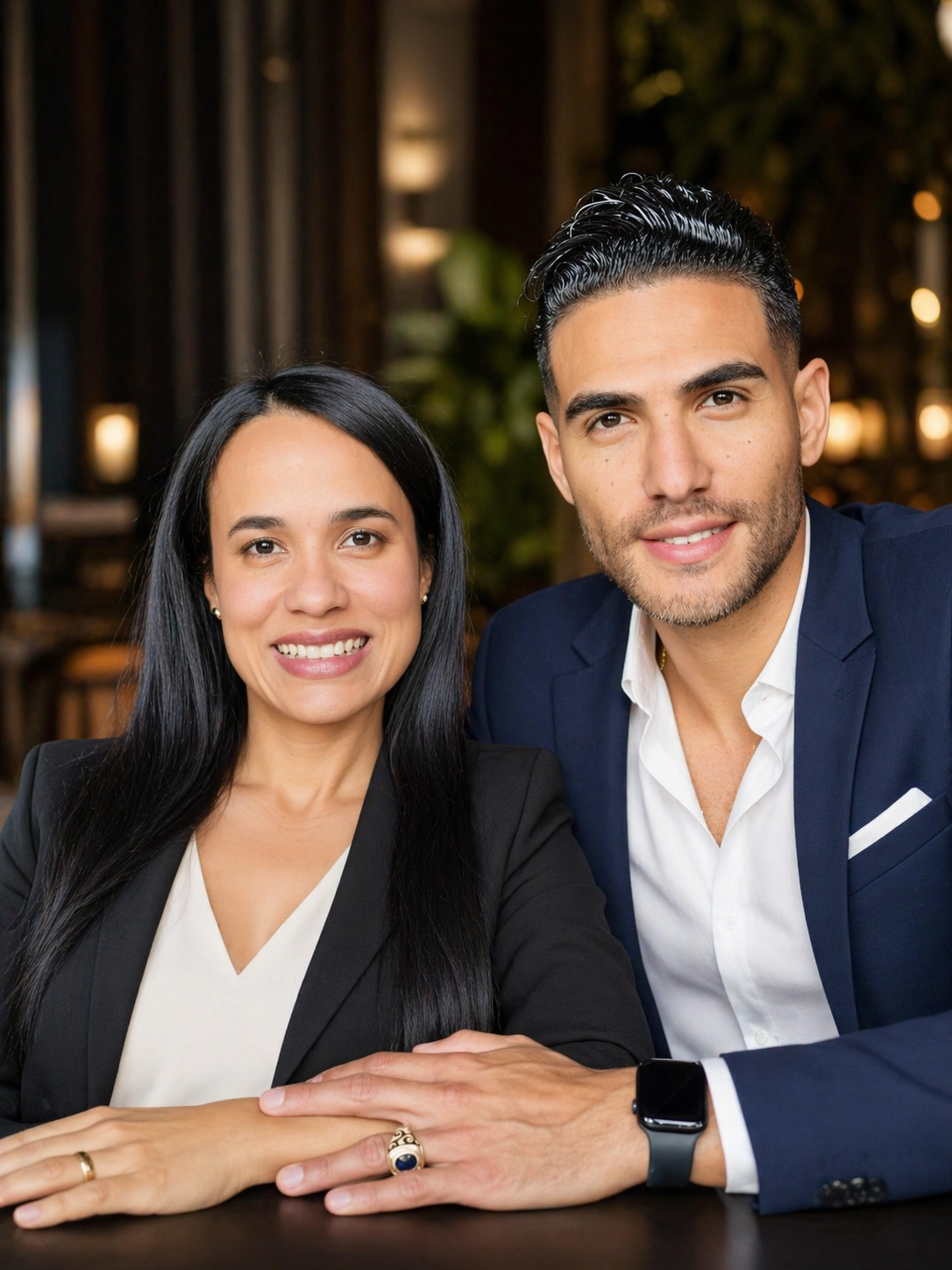 Pastor Kelen Rojas y su esposa Kanerys